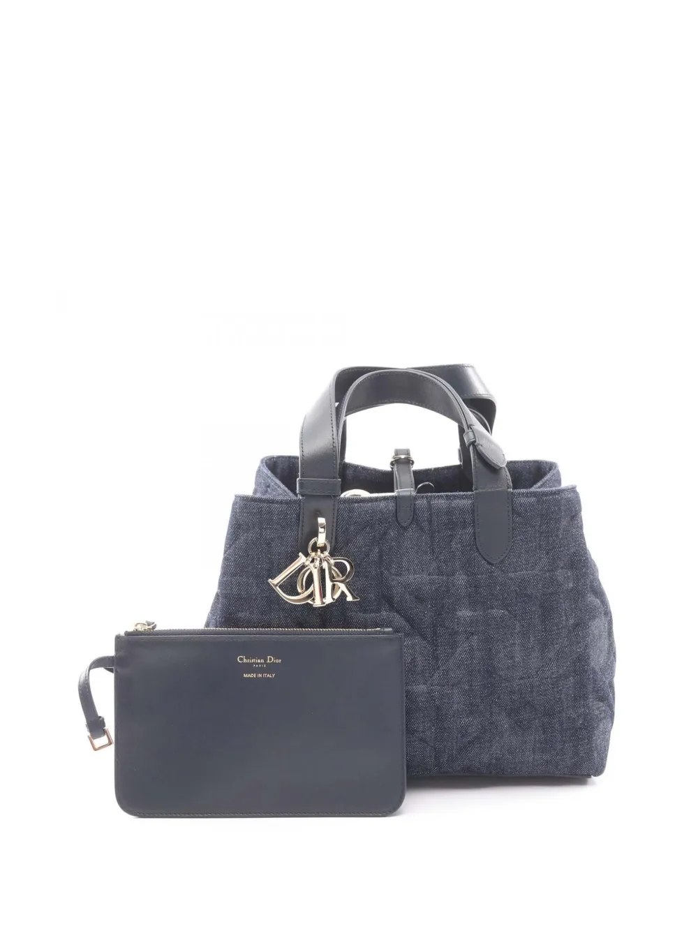 Christian Dior Pre-Owned 2010-2026 Medium Denim Toujours Bag handbag - Blu