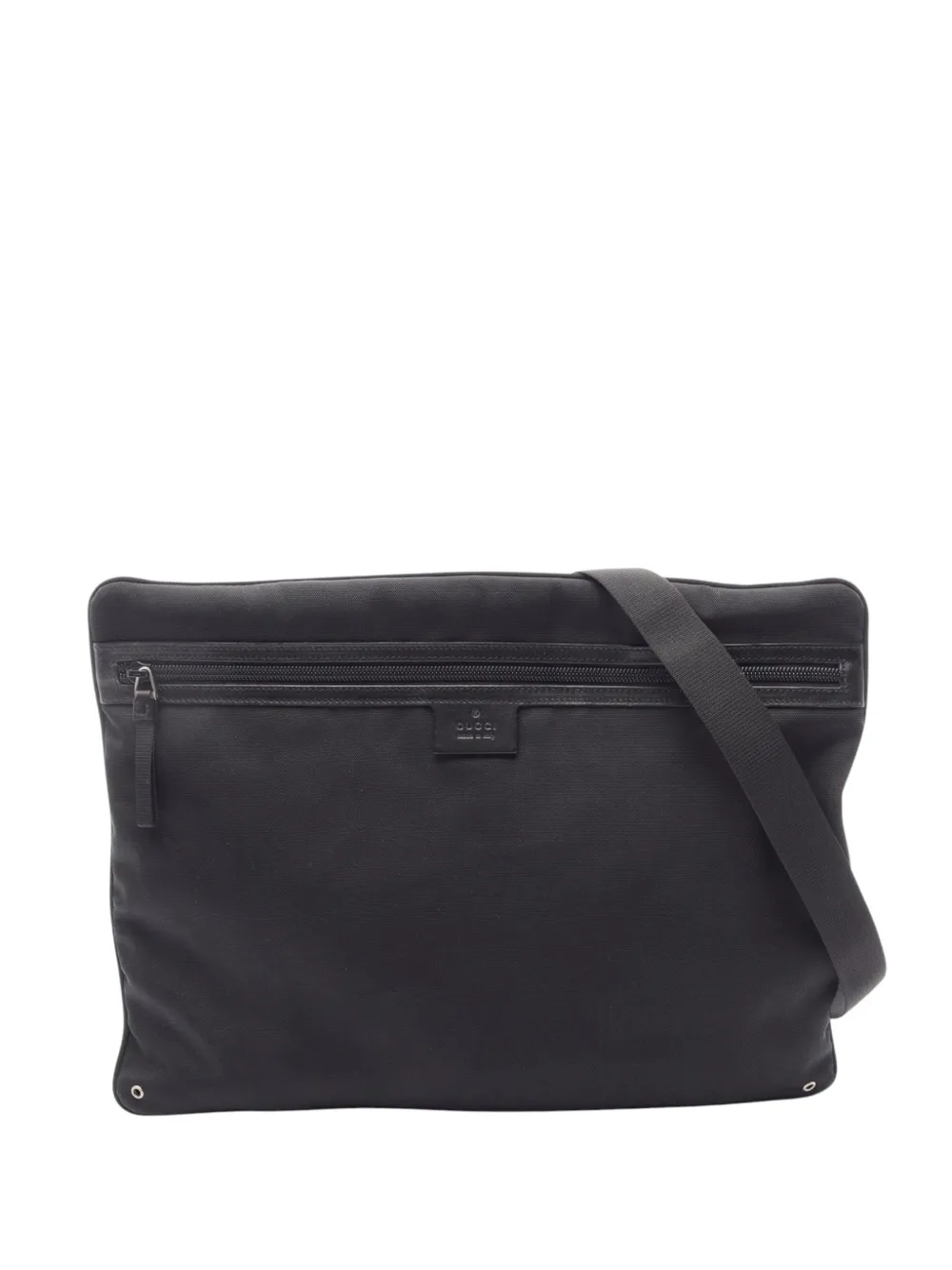 Gucci Pre-Owned 2000-2015 Canvas Flat Messenger Bag shoulder bag - Schwarz