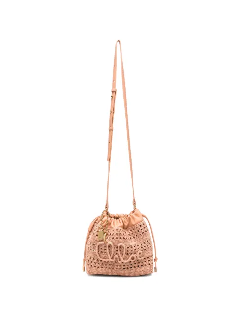 Chloé bolso Summer Banana mini con logo