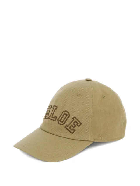 Chloé Chloé Signature logo-embroidered baseball cap