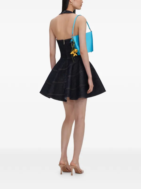 skater style dresses Skater Halter Dress in Longer Length 12 / Black