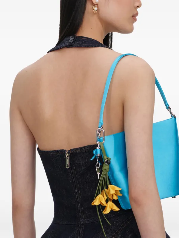 blue backless skater dress Self-Portrait Backless skater-style Mini Dress | Blue