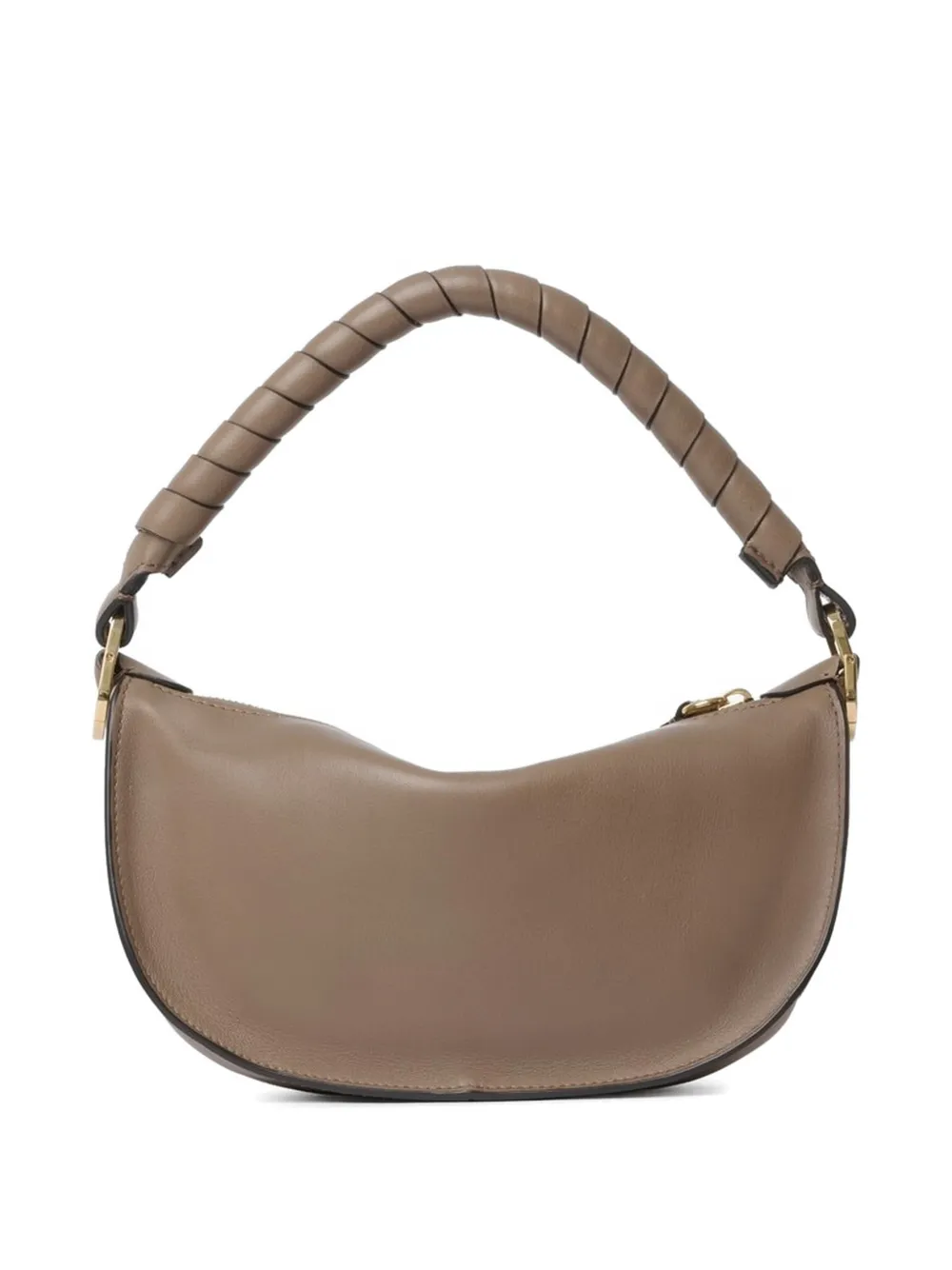Chloé Marcie mini-schoudertas van zacht leer Beige
