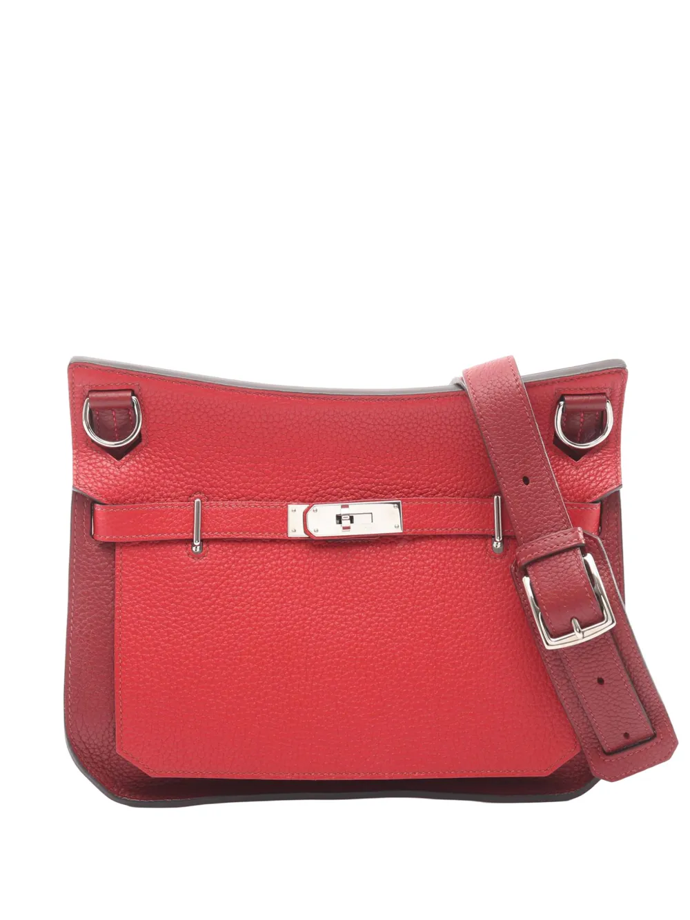 Hermès Pre-Owned 2014 Clemence Jypsiere 28 crossbody bag - Rosso