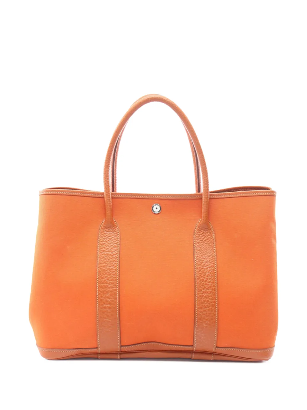 Hermès Pre-Owned 2005 Toile and Negonda Garden Party 36 tote bag - Arancione