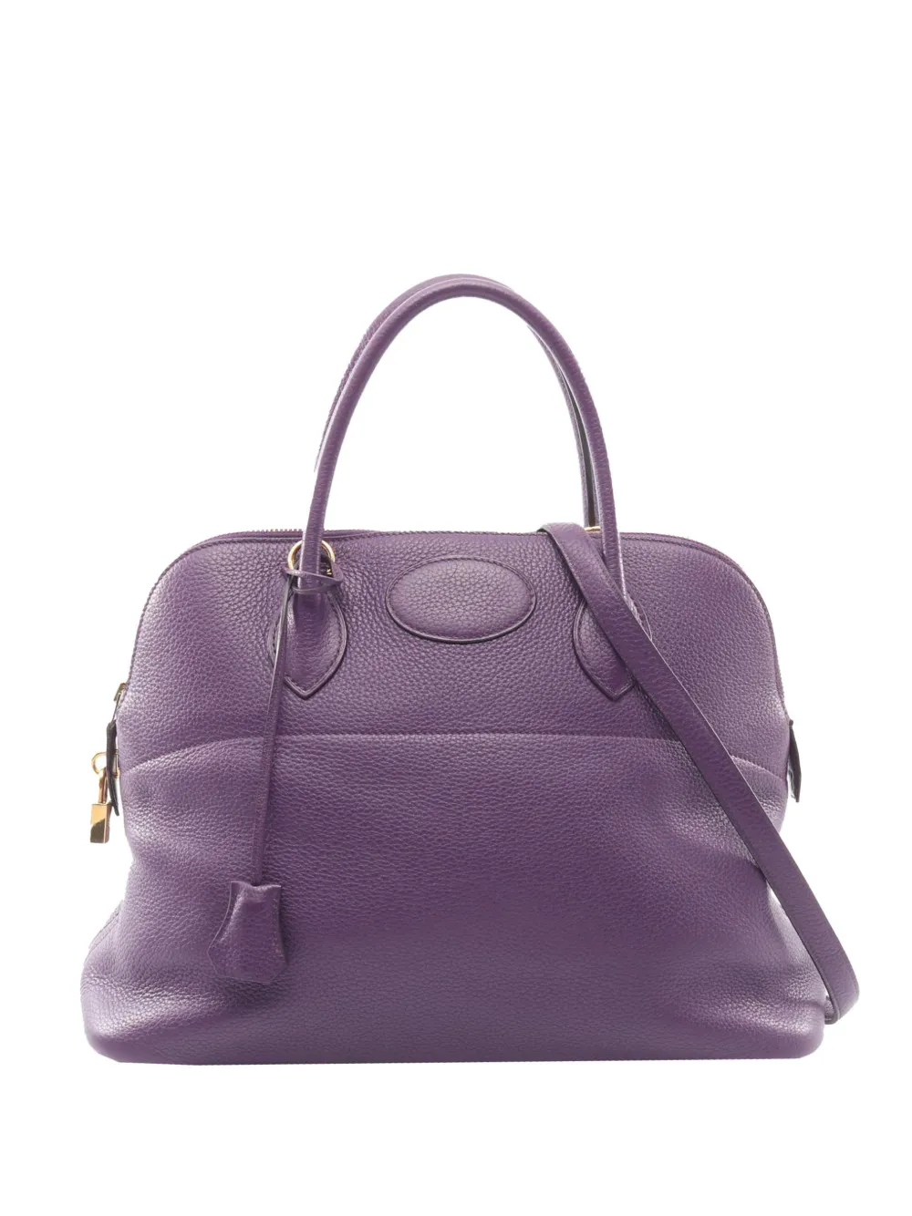 Hermès Pre-Owned 2013 Clemence Bolide 35 satchel - Viola