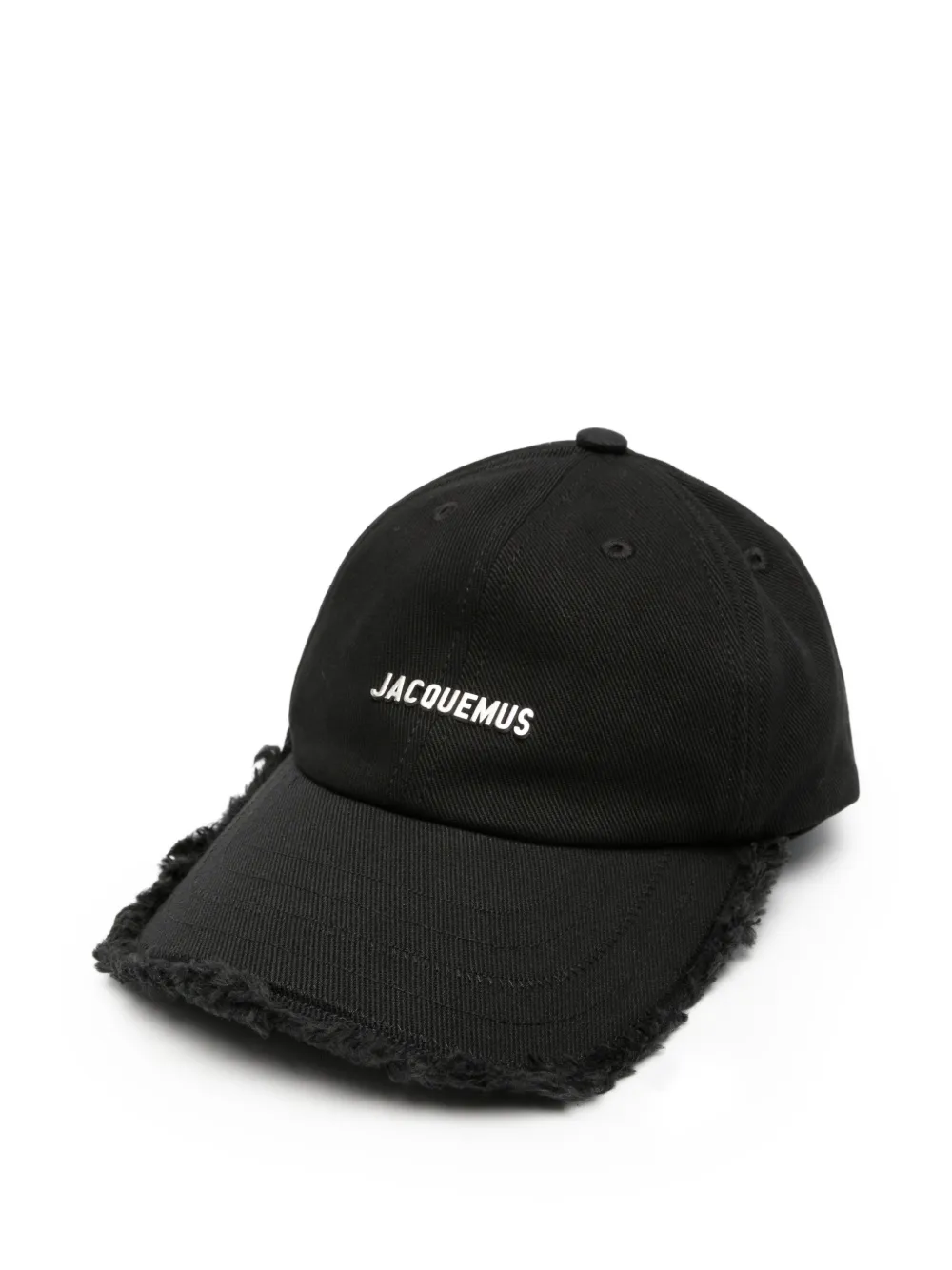 Jacquemus Artichaut frayed-edge baseball cap - Nero