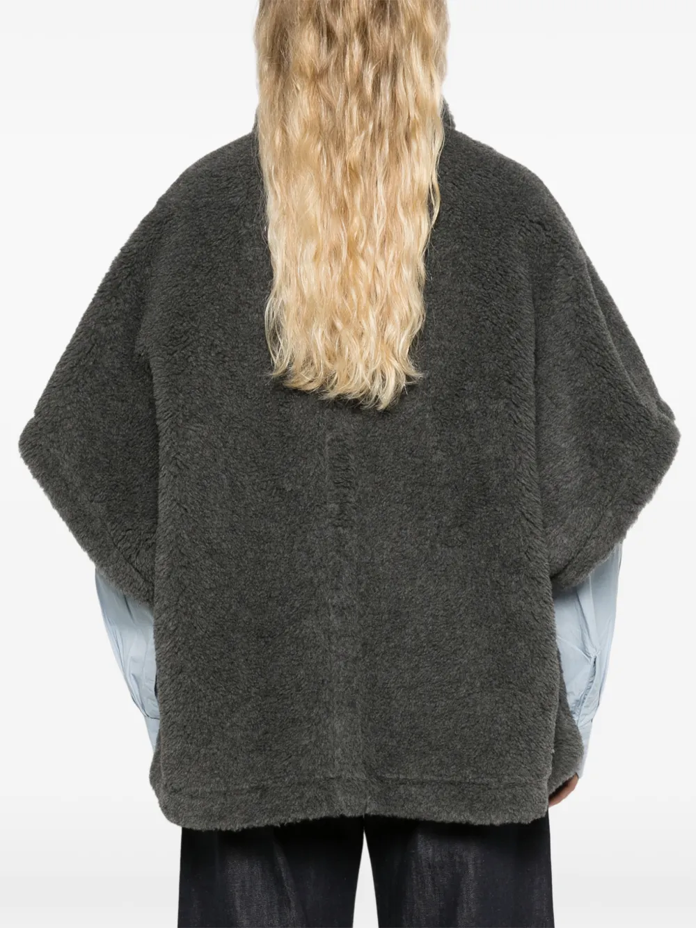 Max Mara Tabe Teddy cape Grijs