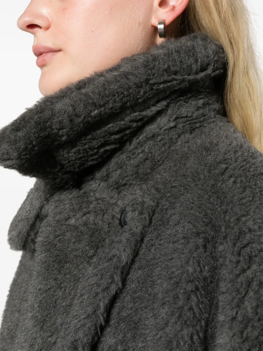 Max Mara Tabe Teddy cape Grijs
