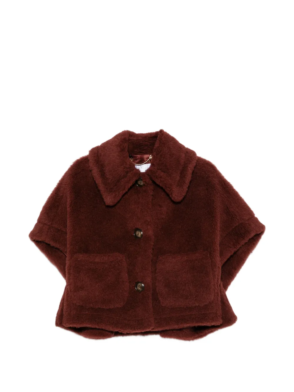 Max Mara New Terzo buttoned cape - Braun