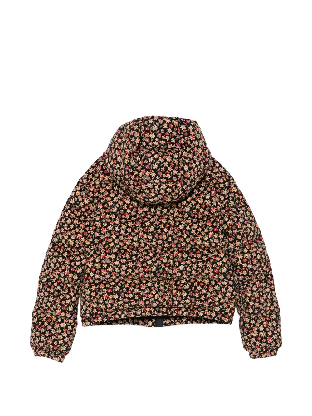 Moncler Enfant Nirea ribfluwelen donsjack Zwart