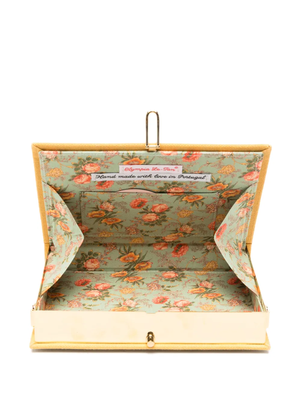 Olympia Le-Tan Waffles Breakfast for Champions Embroidered Clutch Bag in Yellow, view 5