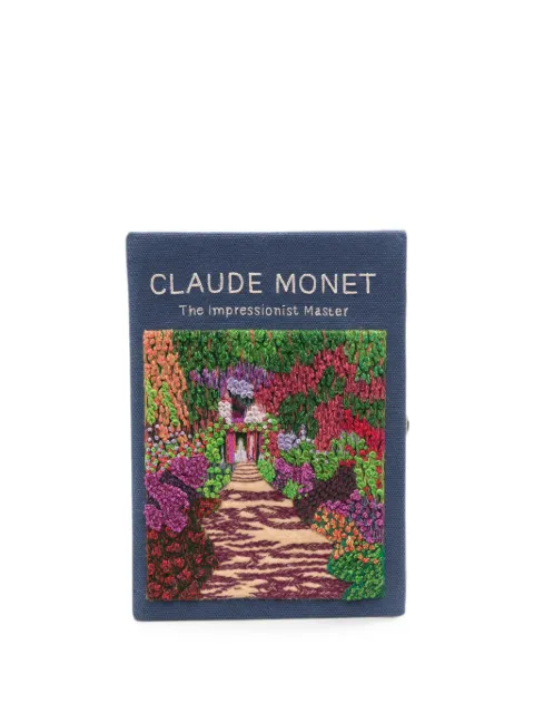 Olympia Le-Tan Claude Monet embroidered clutch bag
