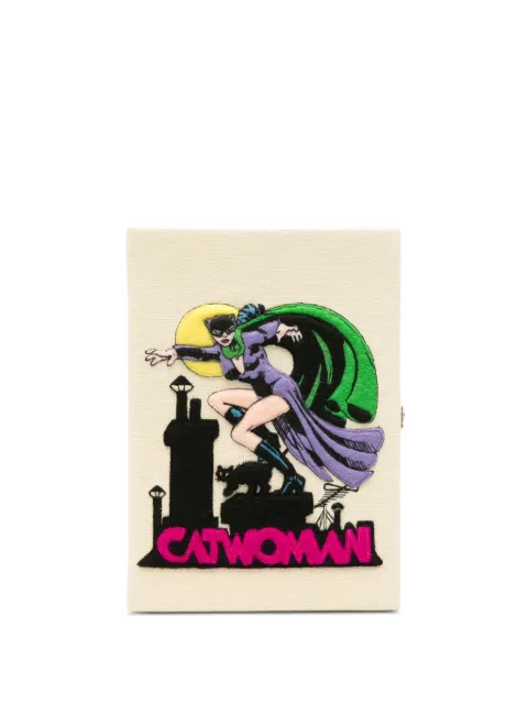 Olympia Le-Tan Catwoman embroidered clutch bag