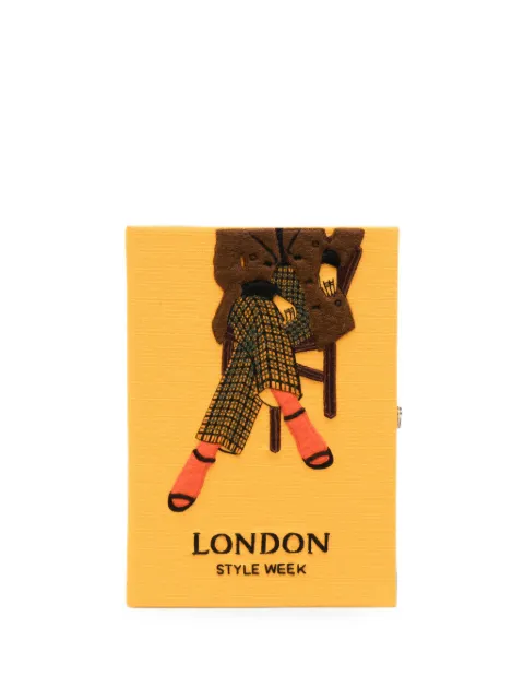 Olympia Le-Tan bolso de mano London Style Week con diseño de libro