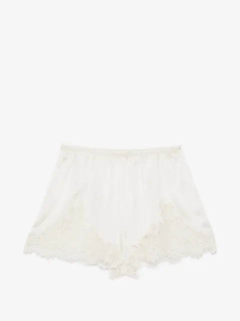 DÔEN Iona lace-trim shorts