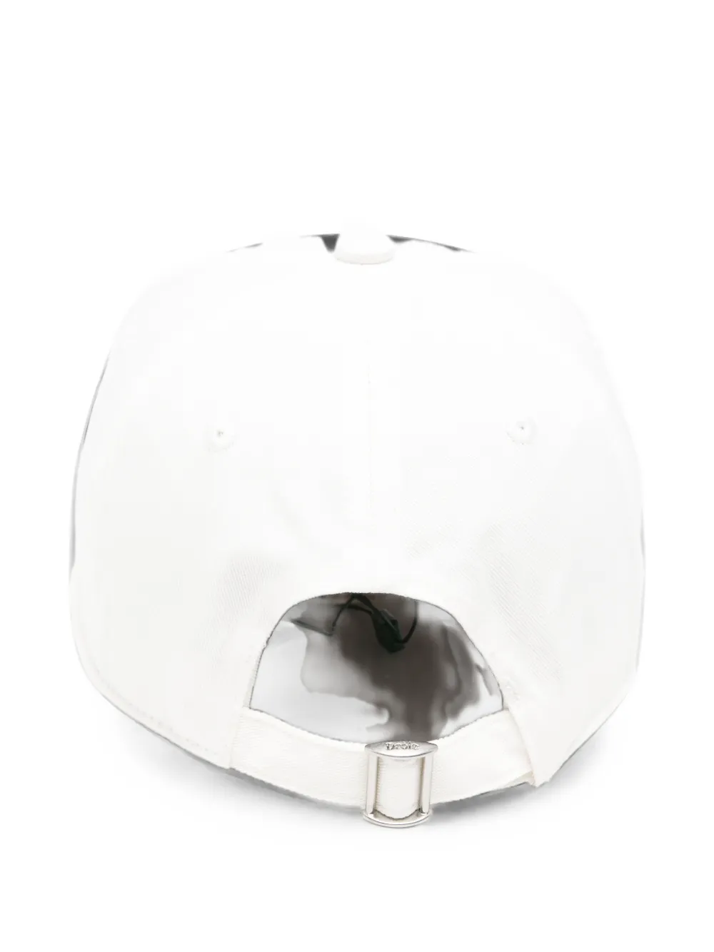 Drôle De Monsieur Honkbalpet met geborduurd detail Wit