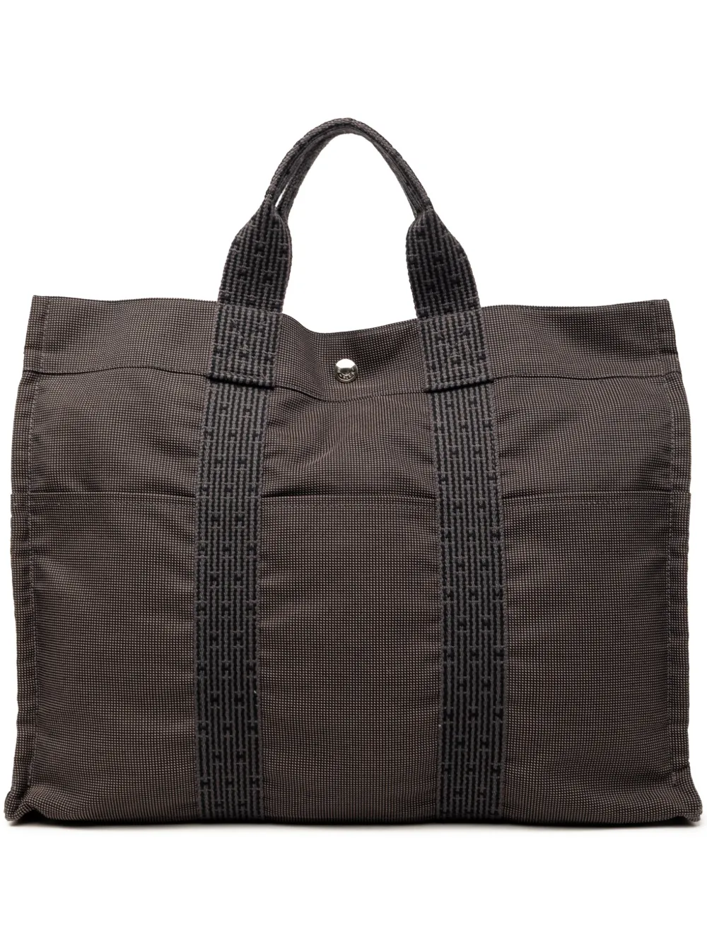 Hermès Pre-Owned 1990-2010 Canvas Herline MM tote bag - Marrone