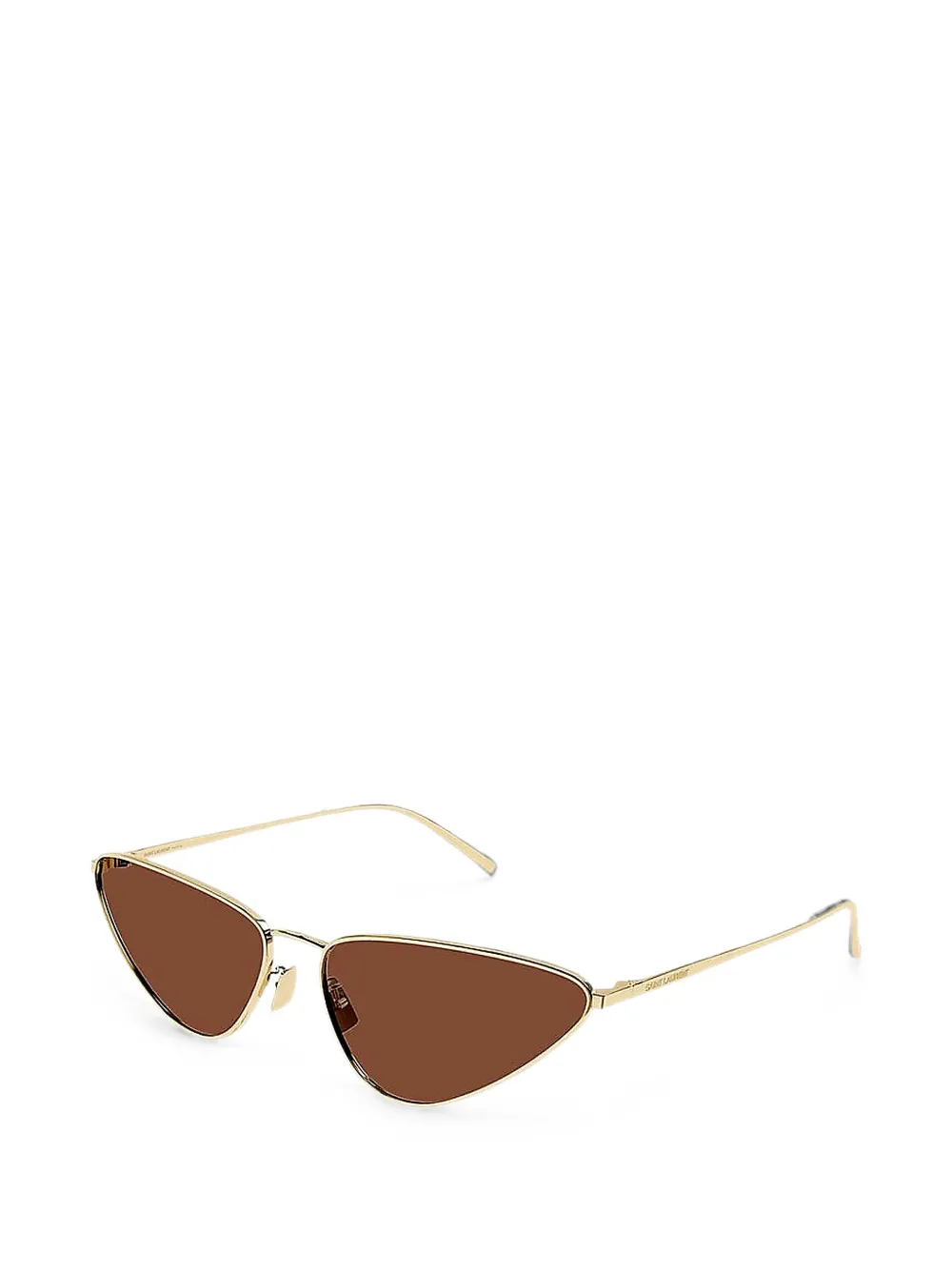 Saint Laurent Eyewear Zonnebril met cat-eye montuur Goud