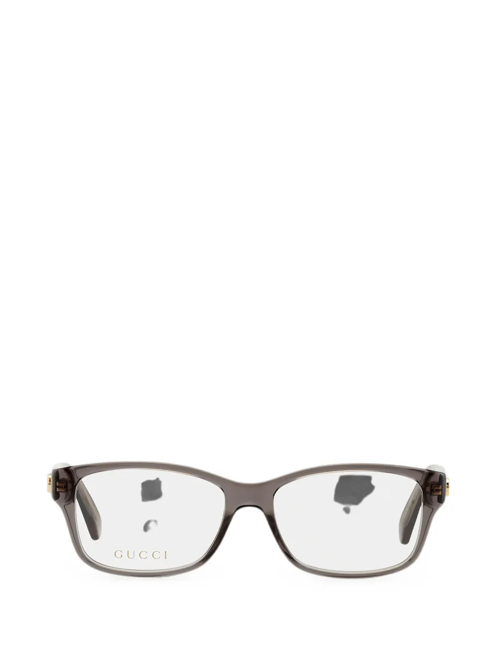 Gucci Eyewear Occhiali rettangolari - Grigio