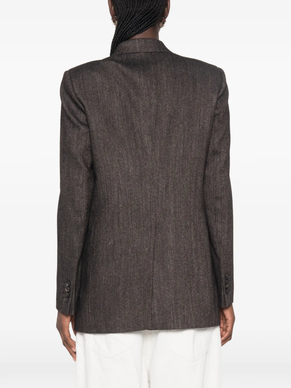 Tagliatore Blazer met dubbele rij knopen Bruin