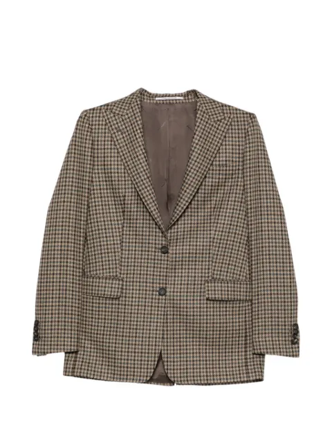 Tagliatore houndstooth-pattern wool blazer