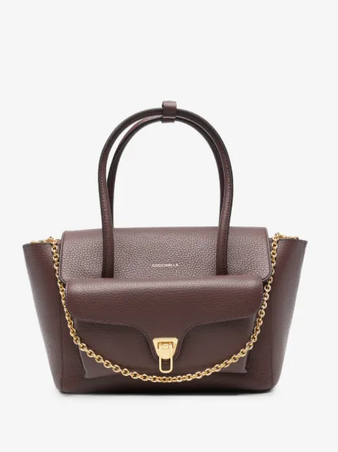 Coccinelle sac cabas en cuir