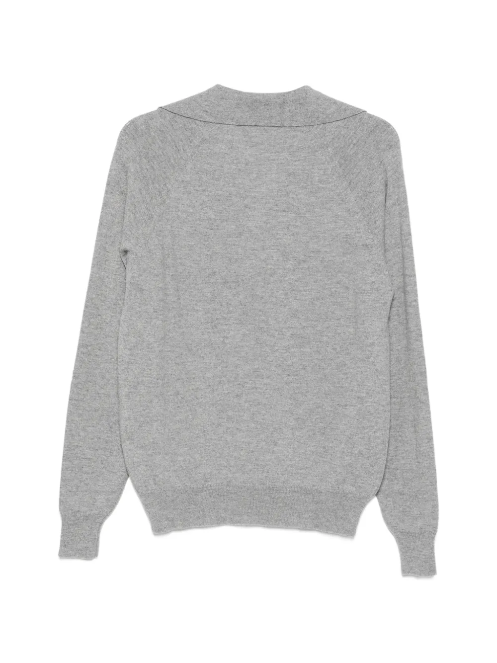 Lardini Trui met contrasterende afwerking en lange mouwen Grijs