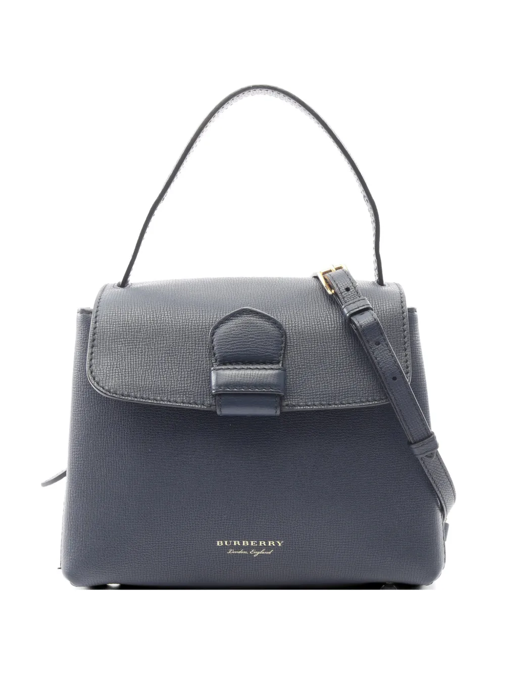 Burberry Pre-Owned 2010s Canterbury leather shoulder bag - Blu