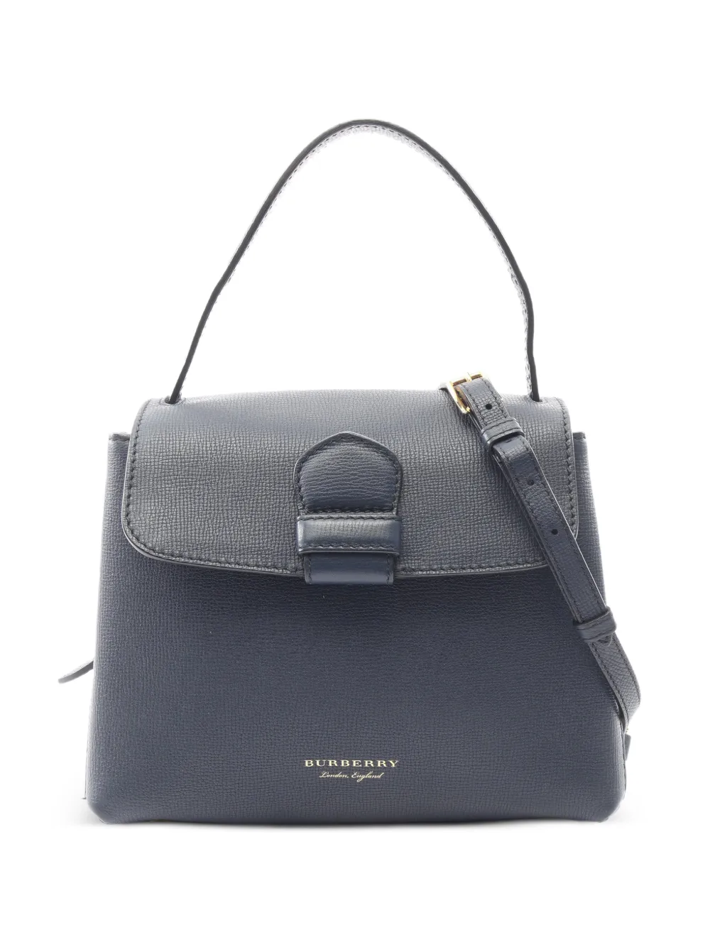 Burberry Pre-Owned 2010s Canterbury leather shoulder bag - Blu