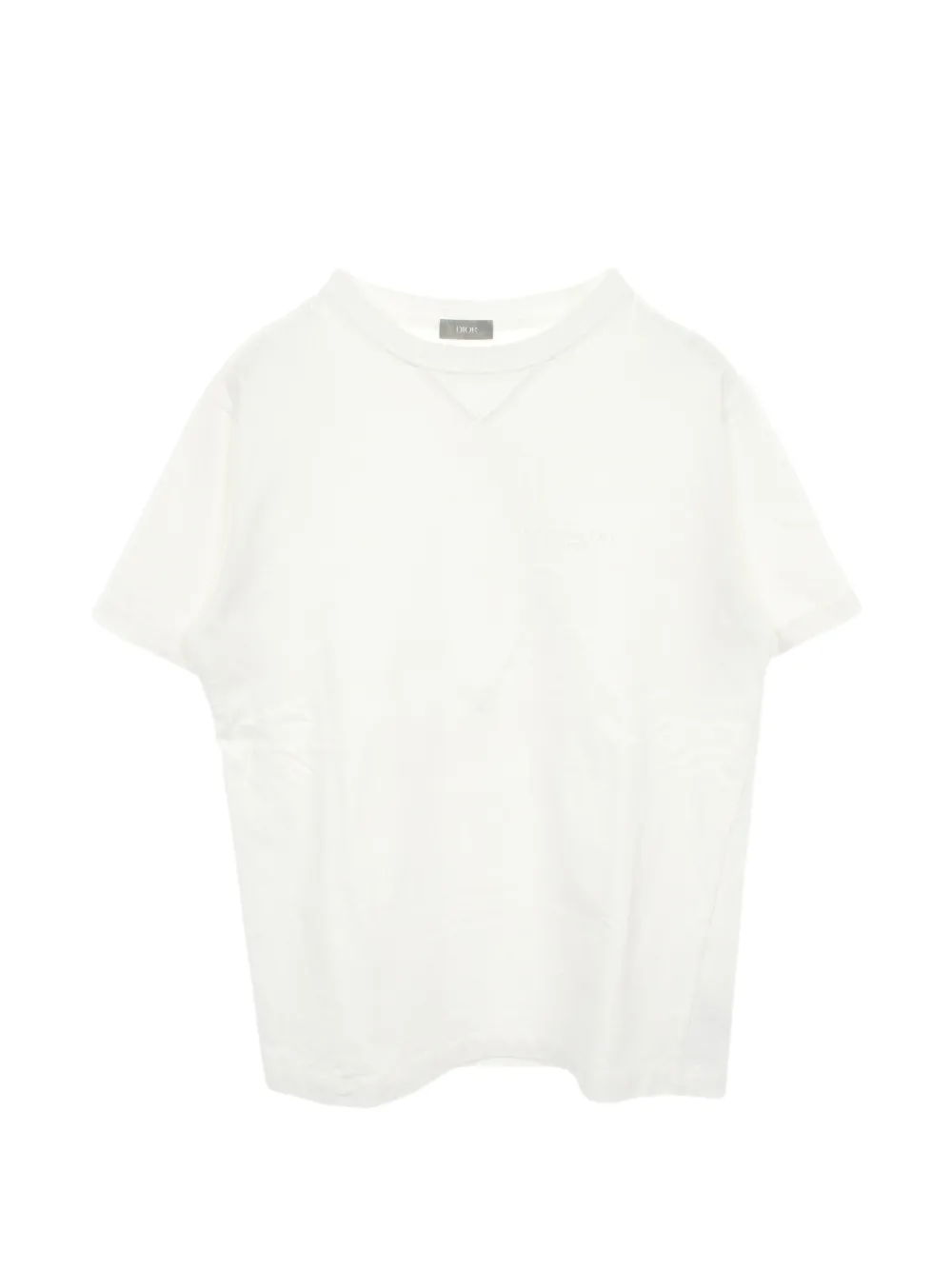Christian Dior Pre-Owned 2010s logo-embroidered T-shirt - White