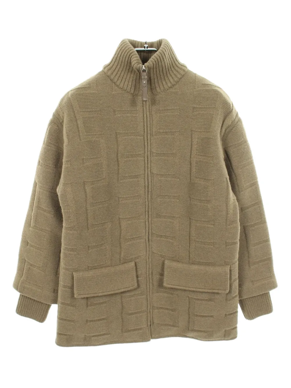 Hermès Pre-Owned Cappotto con motivo H anni 2010 - Verde
