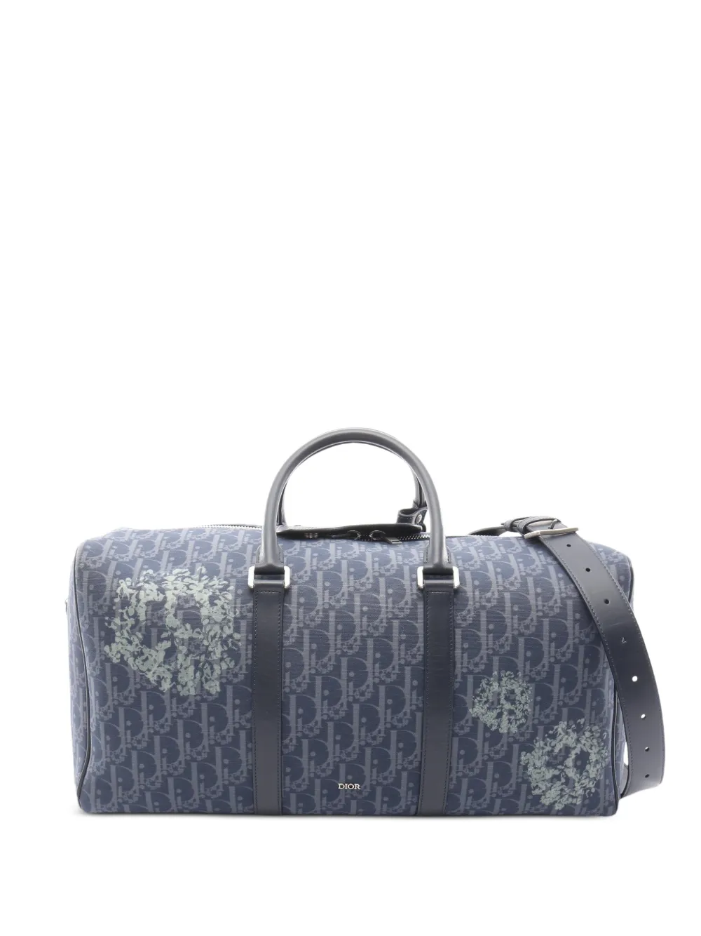 Christian Dior Pre-Owned x Ⅾenim Tears 50 Rango Oblique Peace Boston bag - Blue