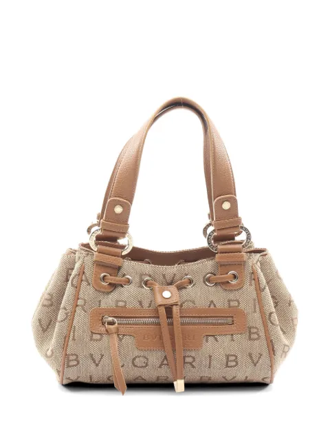 Bvlgari Pre-Owned 2010s Logomania Maxilettere tote bag