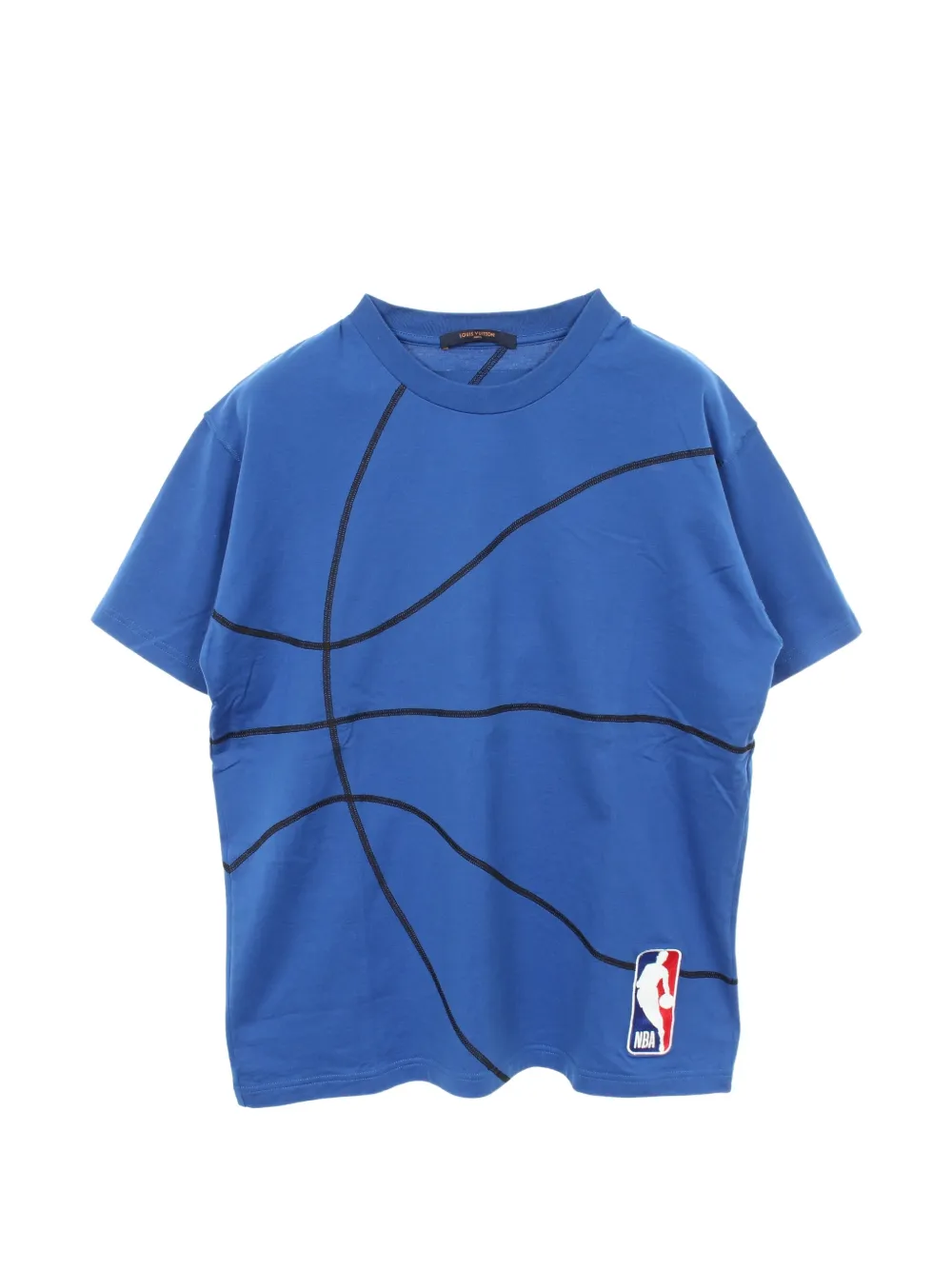 Louis Vuitton Pre-Owned 2010s NBA basketball-print T-shirt - Blau