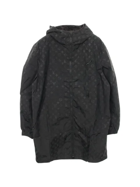 Louis Vuitton Pre-Owned 2010s Monogram hooded windbreaker coat