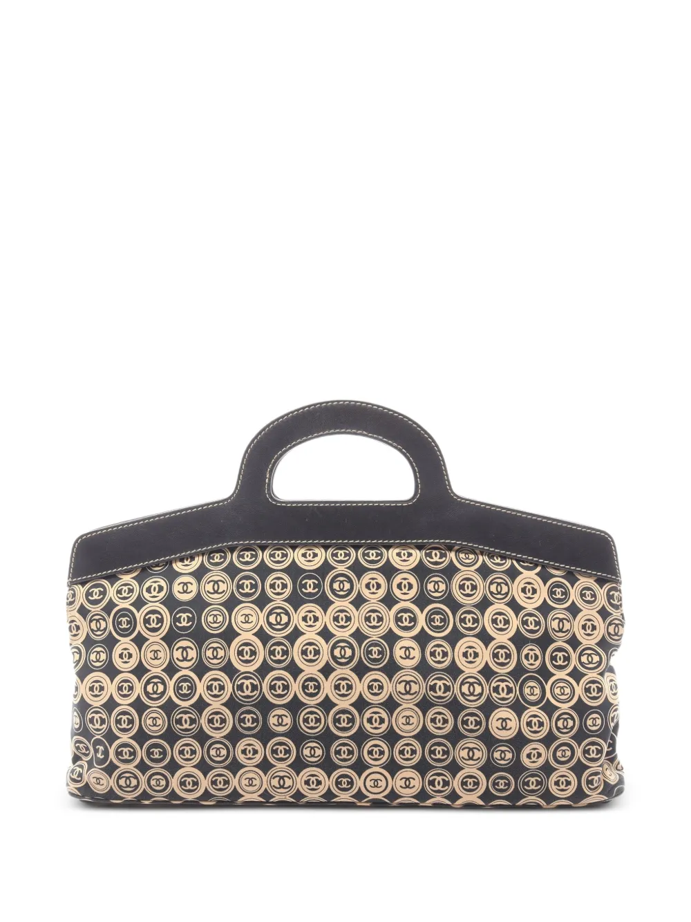 CHANEL Pre-Owned 2003-2004 CC logo handbag - Black
