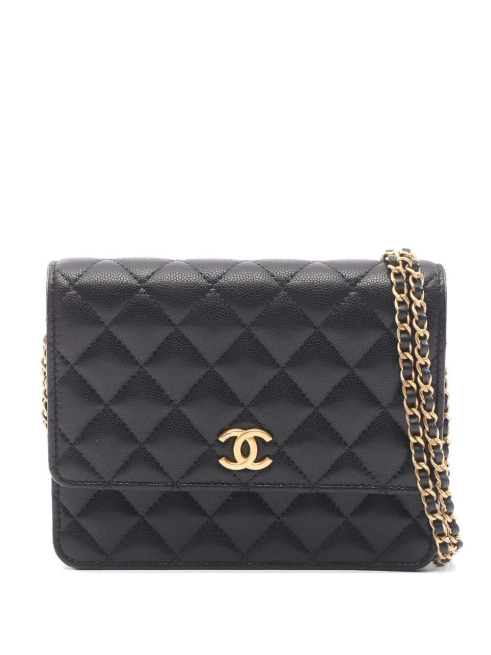 CHANEL Pre-Owned 2021s Matelassé shoulder bag - Black