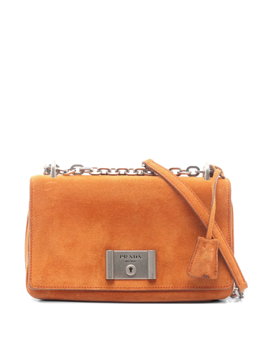 Prada Pre-Owned 2000s Scamosciato shoulder bag - Arancione
