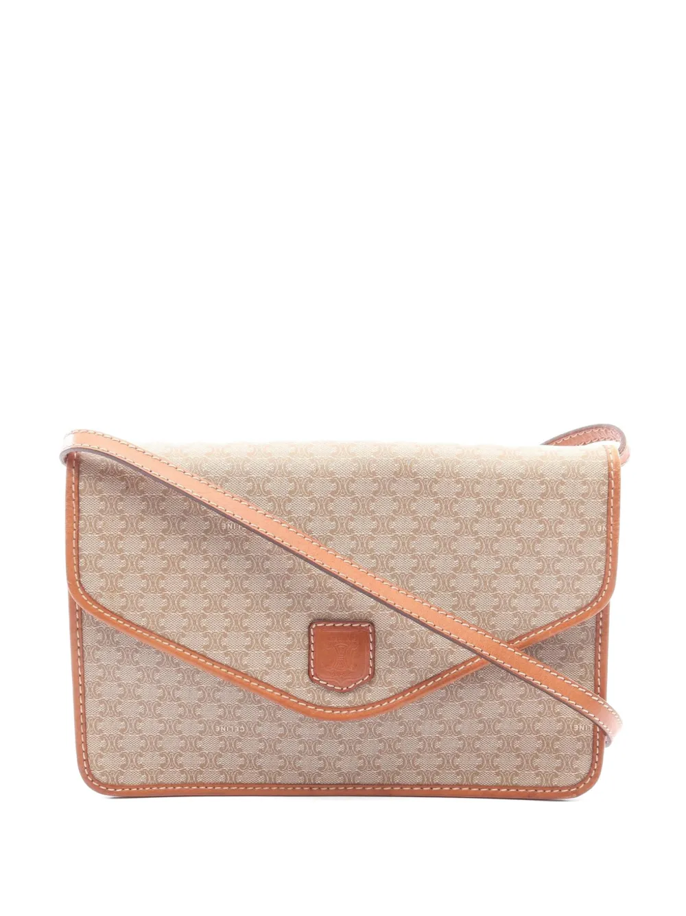 Celine Pre-Owned 2000s Macadam shoulder bag - Neutrals