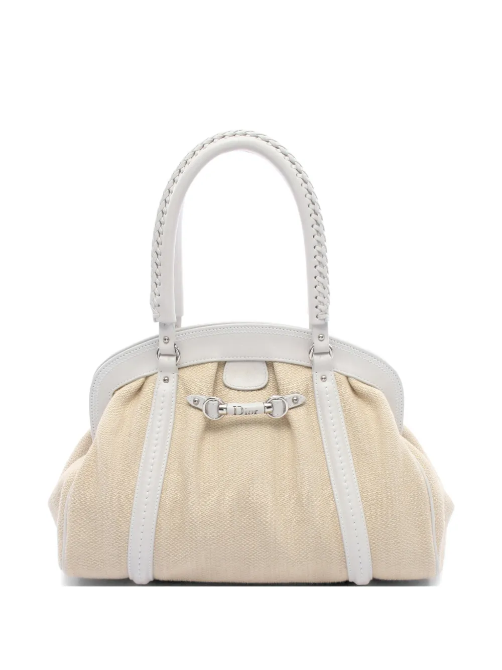 Christian Dior Pre-Owned 2000s My Dior raffia tote bag - Neutrals