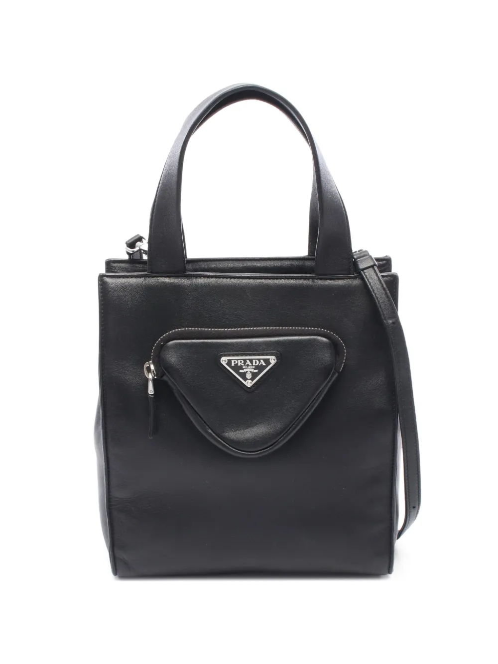 Prada Pre-Owned 2010s leather tote bag - Nero