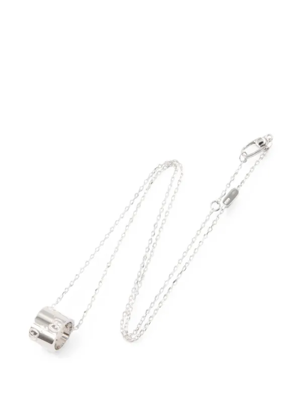 Gucci Pre-owned 2010s Icon Pendant Necklace in Silver