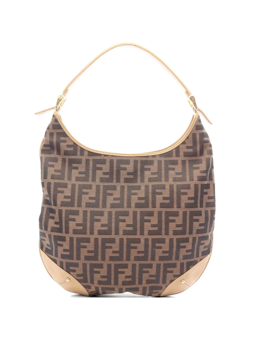 Fendi Pre-Owned 2010s Zucca shoulder bag - Braun