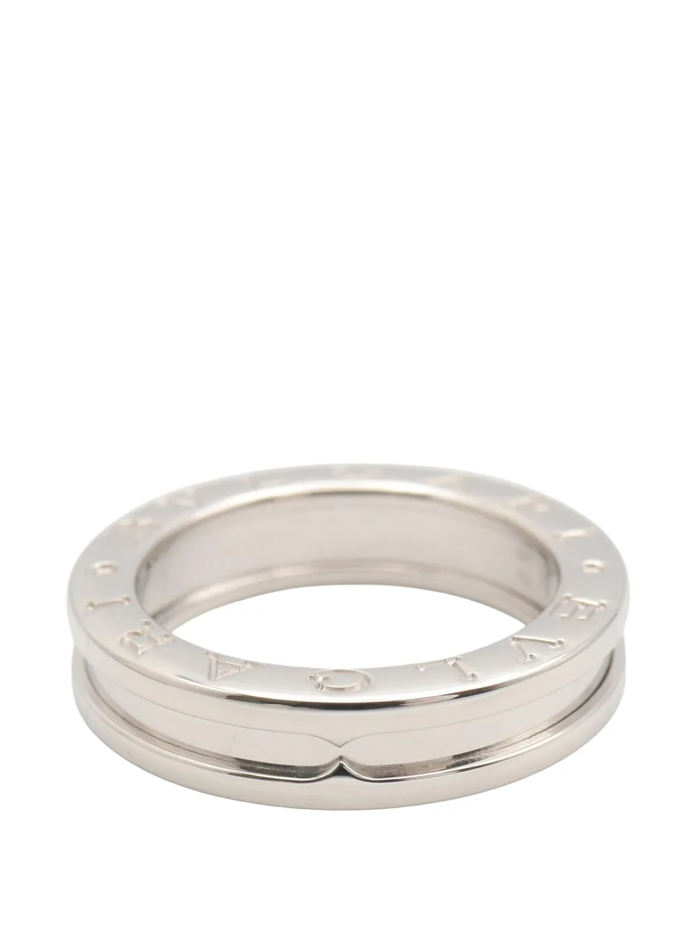 Pre-owned Bvlgari B-zero1 Ring In Silver