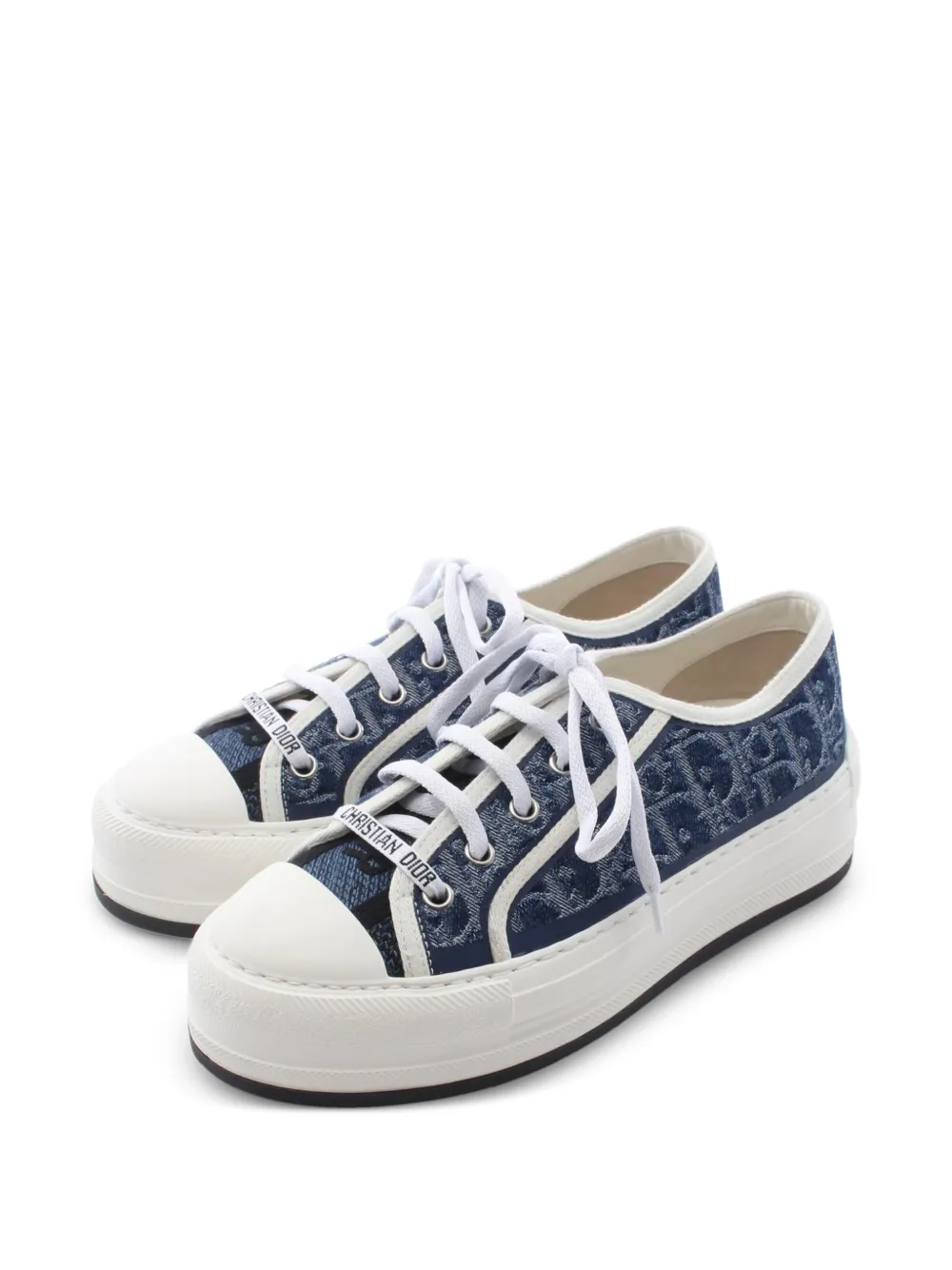 Christian Dior Pre-Owned Walk'n'Dior Oblique sneakers - Blue