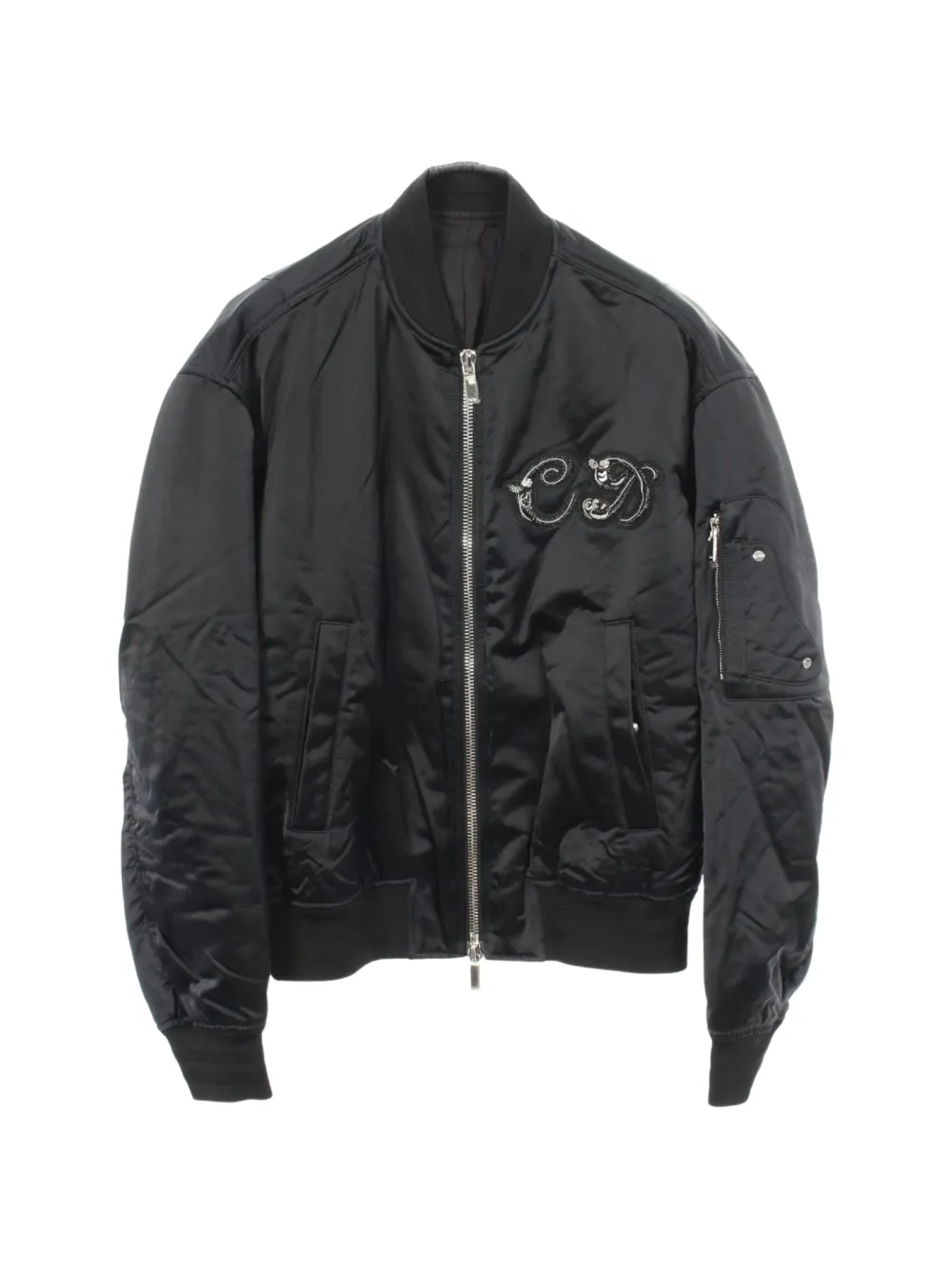 Christian Dior Pre-Owned 2010s Kenny Scharf Bomberjacke mit CD - Schwarz