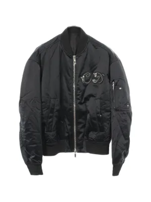 Christian Dior Pre-Owned Oblique-pattern Reversible Bomber Jacket
