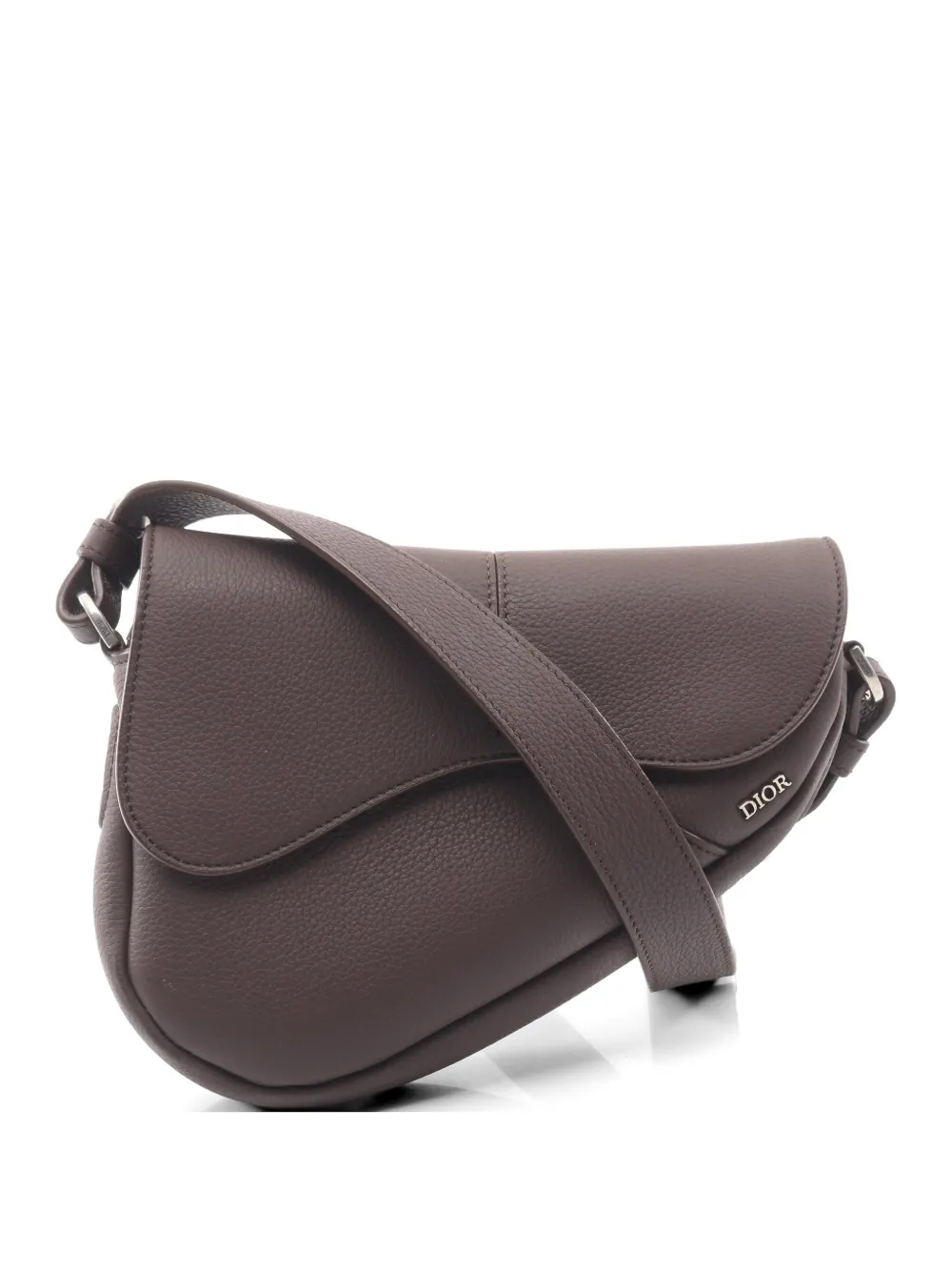 Christian Dior Pre-Owned 2010s Saddle leather cross body bag - Brown