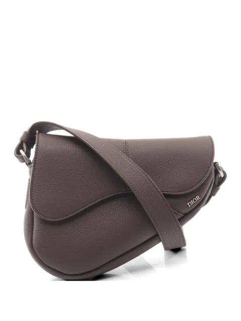 Christian Dior Pre-Owned 2010s Saddle leather cross body bag